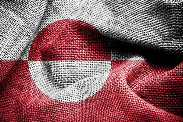 Greenland Flag — Stock Photo, Image