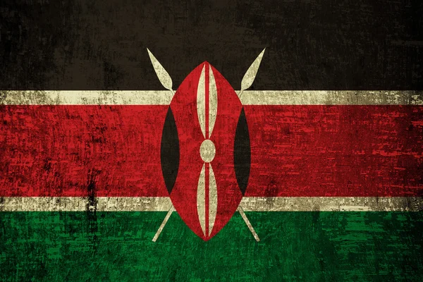 Bandeira do Quénia — Fotografia de Stock