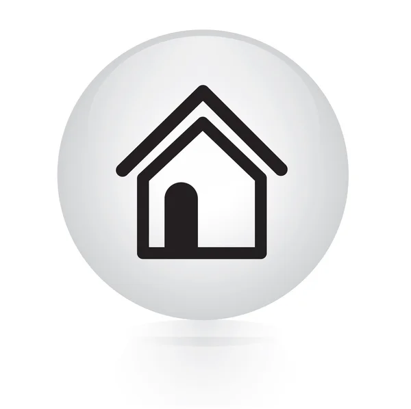 Home button web icon — Stock Vector