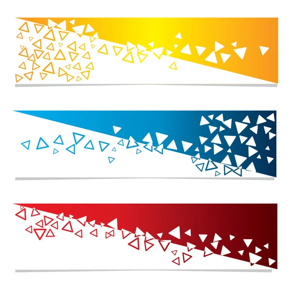 Abstract banners. vector backgrounds. — Stock Vector