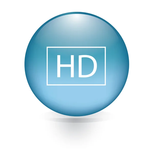 HD woord blue knop — Stockvector