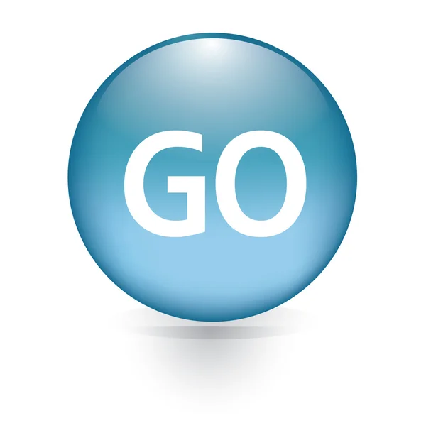 Кнопка Go — стоковый вектор
