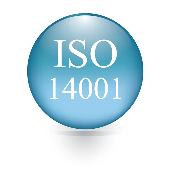 Iso 14001 아이콘 — 스톡 벡터