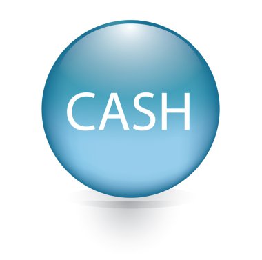 Para sözcüğü mavi düğme