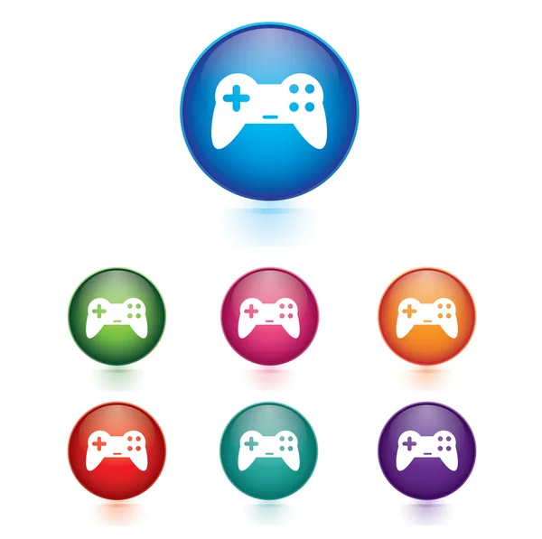 Vector - Set of game sign icons — Stock Vector