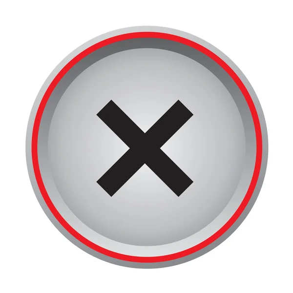 Cancel button — Stock Vector