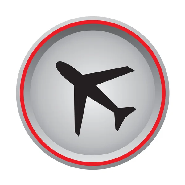 Plane sign icon — Stock Vector