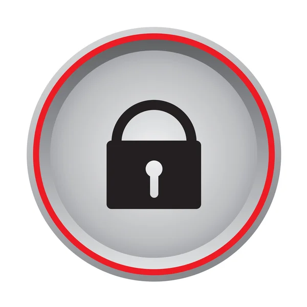 Vector lock icon — Stock Vector