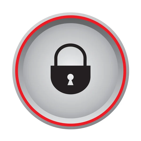 Vector lock icon — Stock Vector