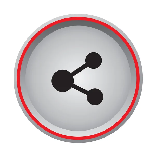 Database circular icon — Stock Vector