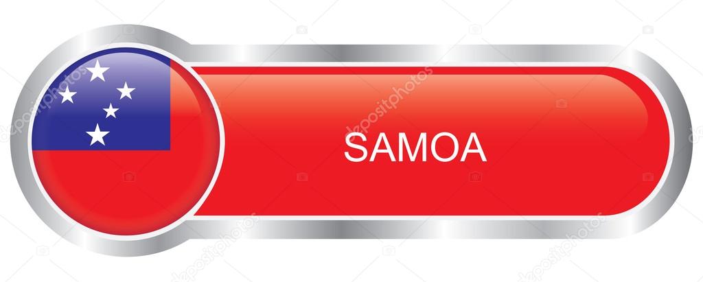 Samoa Flag glossy banner