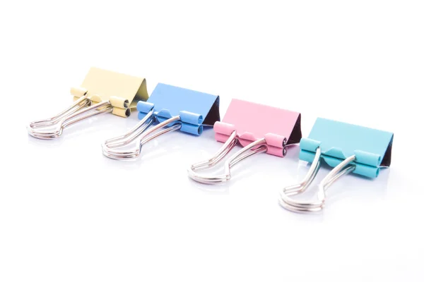 Colorful paper clip — Stock Photo, Image