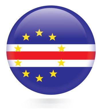 Cape verde bayrak düğmesini
