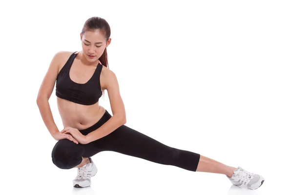 Sport woman stretching exercise. Fitness concept — Stock Photo, Image