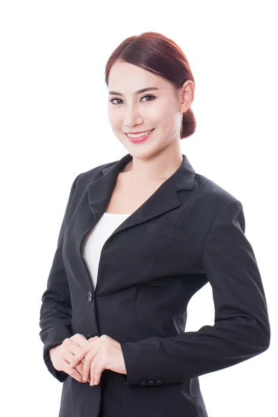 Retrato de mujer de negocios joven asiática — Foto de Stock