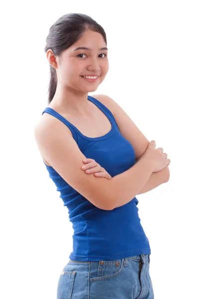 Fiatal ázsiai szép nő — Stock Fotó