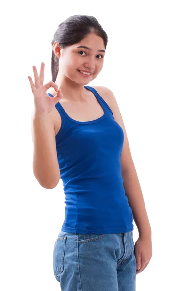 Young asian pretty woman — Stock Photo, Image