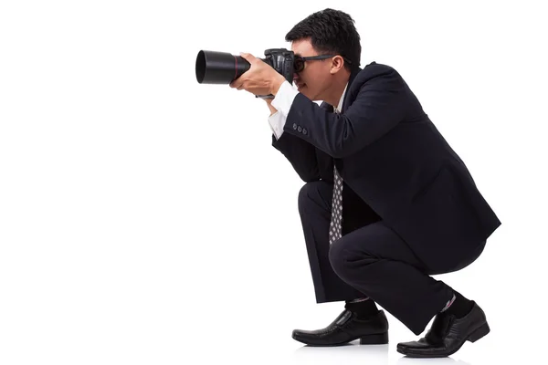 Geschäftsmann fotografiert — Stockfoto