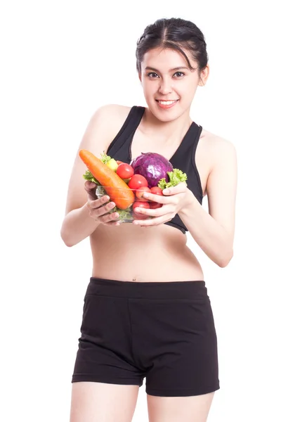 Concepto de dieta saludable mujer —  Fotos de Stock