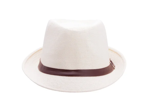 White retro hat — Stock Photo, Image