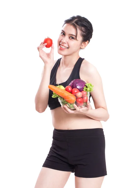 Concepto de dieta saludable mujer —  Fotos de Stock