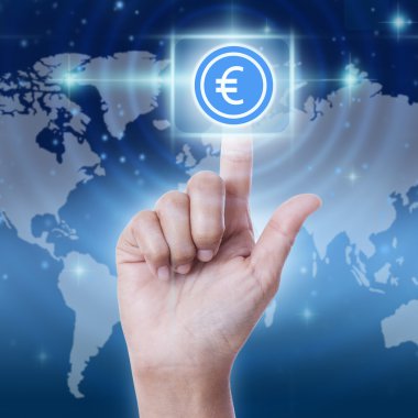 Euro düğmesine basarak el