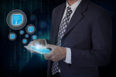 Download belge düğmesine basarak işadamı
