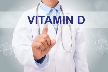 D vitamini işareti dokunma doktor