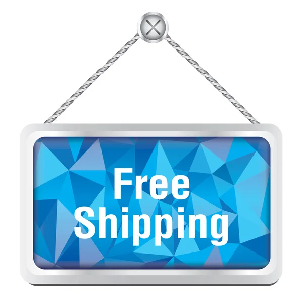 Free shipping sign — Stock Vector