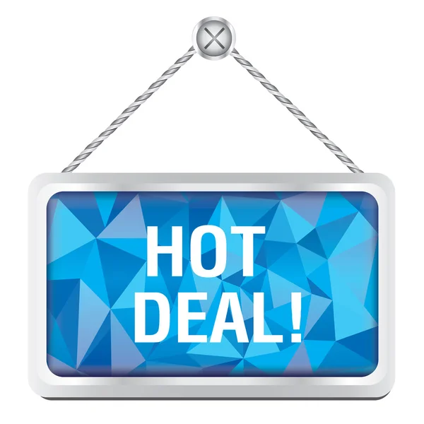 Hot deal sign — Stock Vector