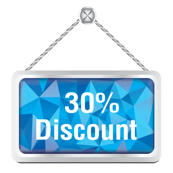 30 percent discount — Stock Vector