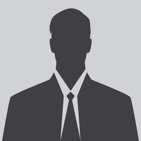 Businessman silhouette avatar — Stock Vector