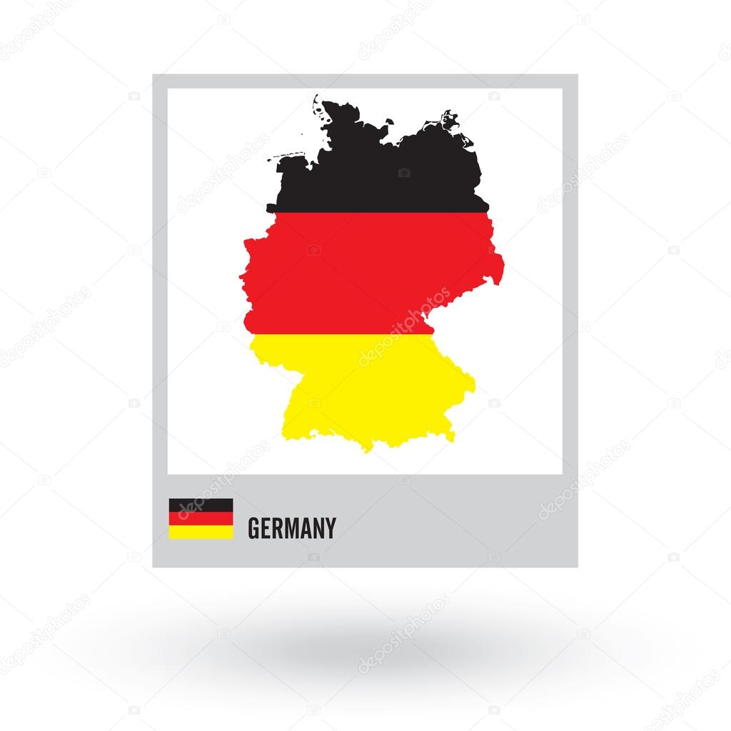 Map Of Germany With Flag Vector Image By C Photousvp77 Vector Stock 91880362 Cartina Germania Bandiera