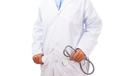 Doktor stetoskop ile ayakta