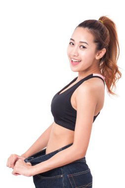 beline gösterilen kadın