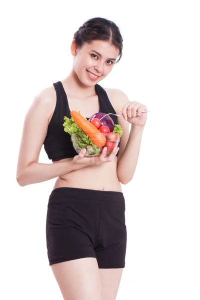Concepto de dieta saludable mujer —  Fotos de Stock