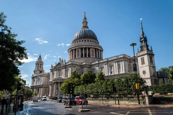 London Great Britain July 2012 Paul Cathedral London Surrounding Street — Stock Photo, Image