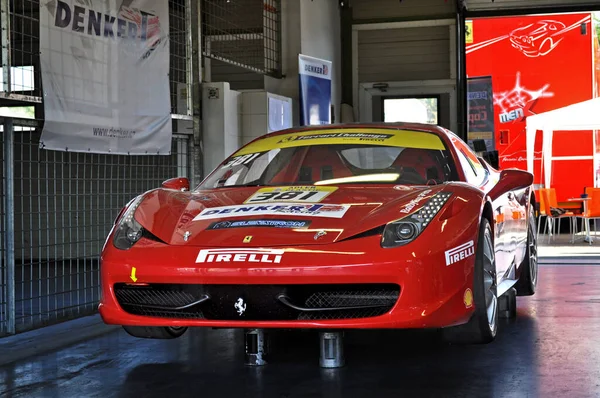 Brno Czech Reublic May 2011 Fast Sports Car Stands Garage — Stock Photo, Image