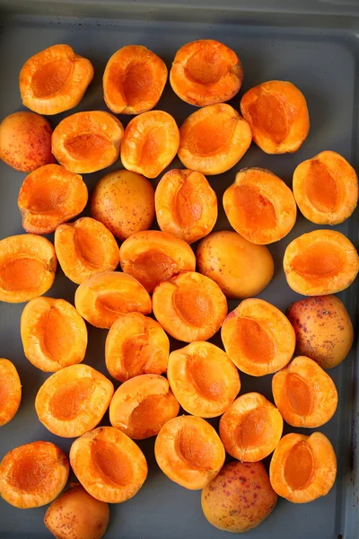 Summer fruits - orange apricots for jam — Stock Photo, Image