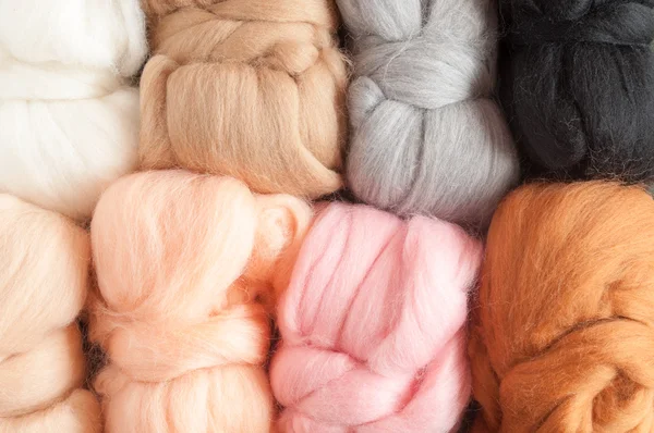 Wool for felting — Stock Photo, Image