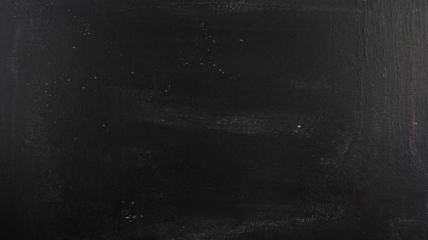 Czesc 写在黑板黑板粉笔 — 图库视频影像