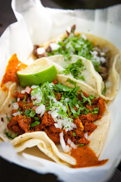 Čerstvé tacos — Stock fotografie