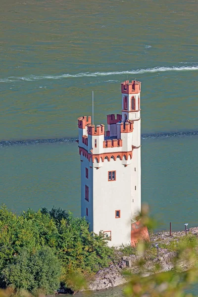 Impression Medieval Castles Rhine Valley Cities Mainz Koblenz Daytime Summer — Stock Photo, Image