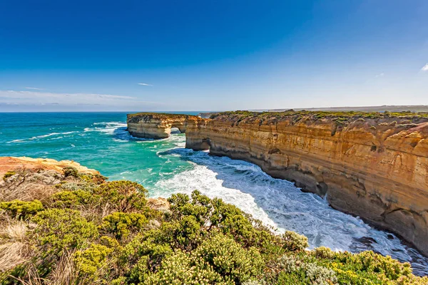 Vue Jour Sur Côte Sauvage Accidentée Des Apôtres Australie Sud — Photo