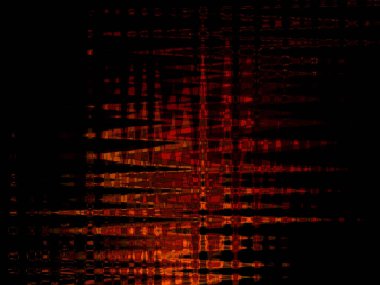 Gece karanlığında parlak bir ateş