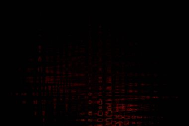 Gece karanlığında parlak bir ateş