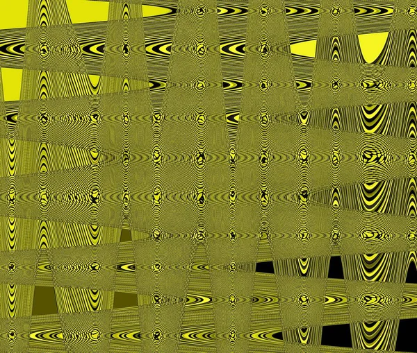 Абстрактные Геометрические Треугольники Ярко Желтом Фоне Иллюстрация — стоковое фото