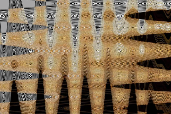 Grafisk Design För Skrivbordet Gul Pyramid Innehåller Djupet — Stockfoto