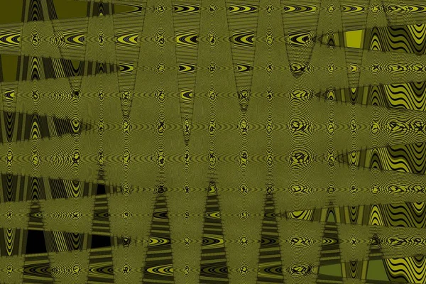 Αφηρημένα Γεωμετρικά Τρίγωνα Τετράγωνο Κίτρινο Φόντο Εικονογράφηση — Φωτογραφία Αρχείου