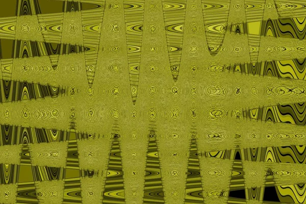 Abstrakte Geometrische Dreiecke Einem Quadratischen Gelben Hintergrund — Stockfoto